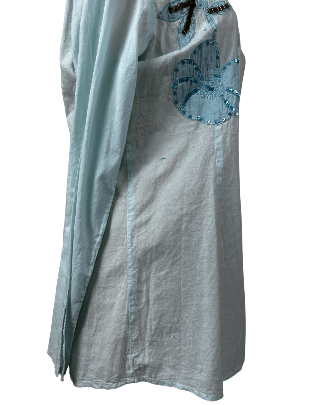 Tout Simplement Long Sleeve Embroidered Women's Shirt - Funkify