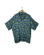 Town craft Fish Pattern Shirt 3XL - Funkify