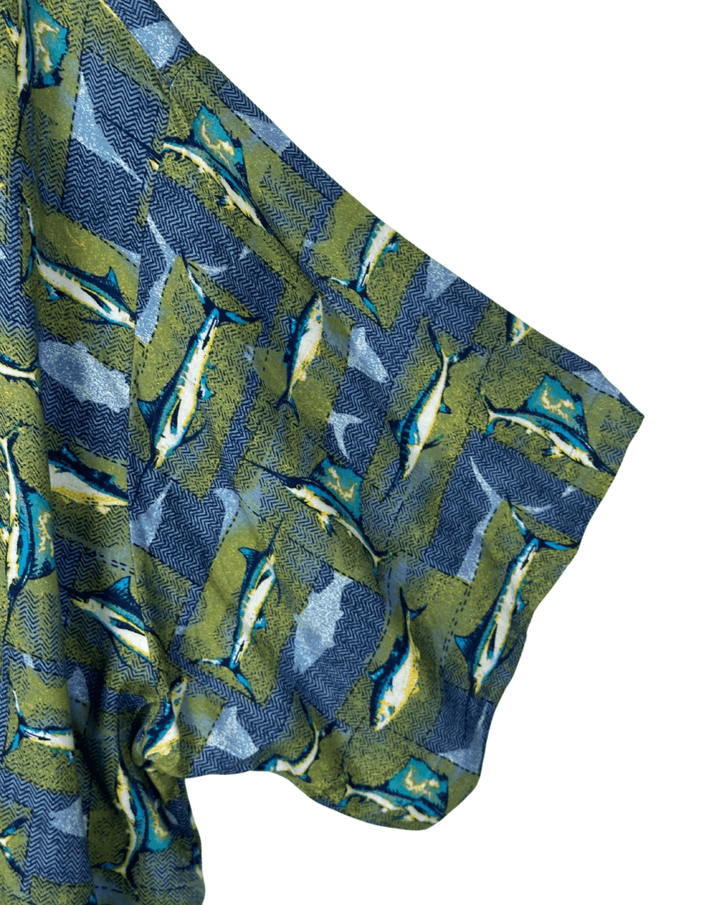 Town craft Fish Pattern Shirt 3XL - Funkify