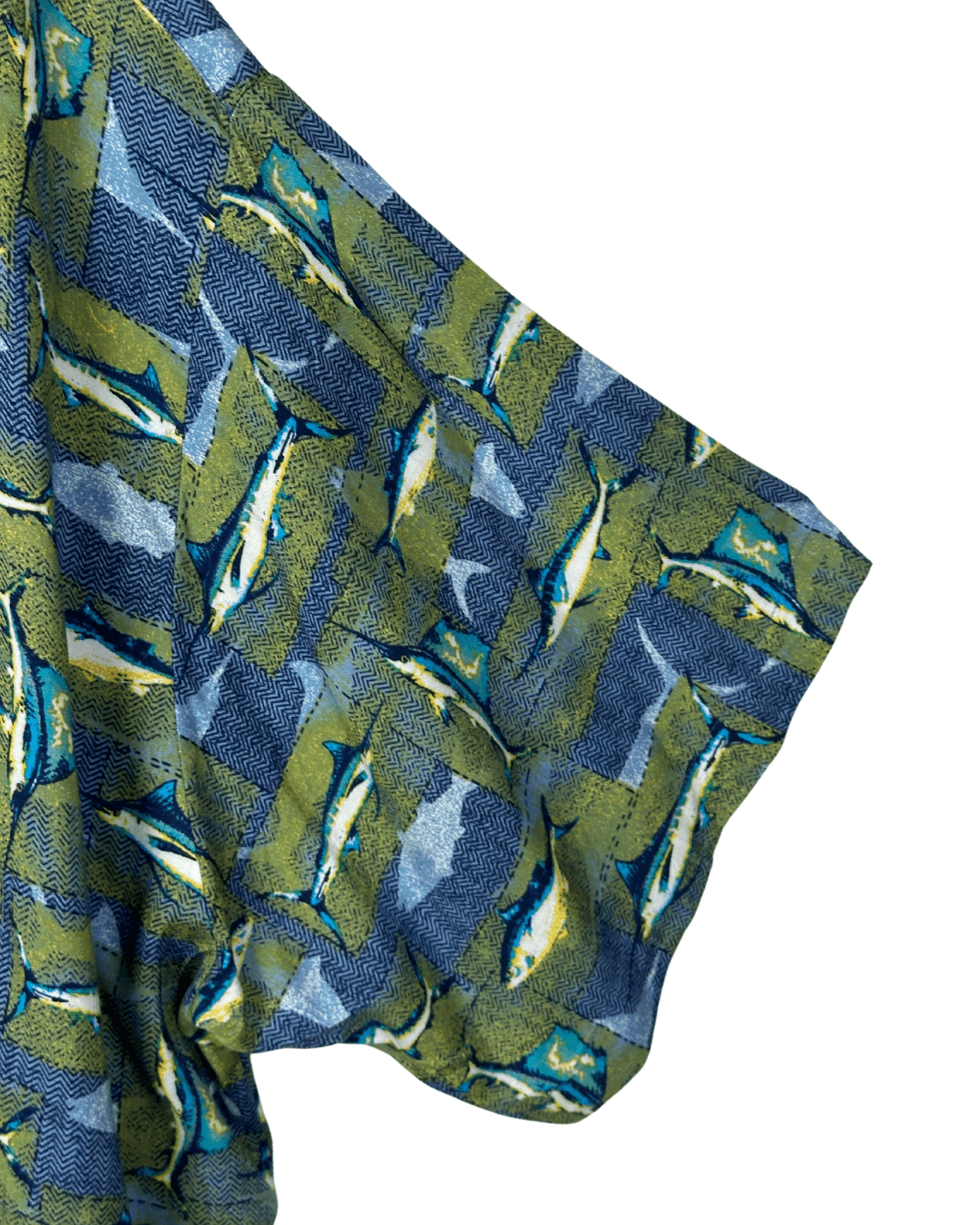 Town craft Fish Pattern Shirt 3XL - Funkify