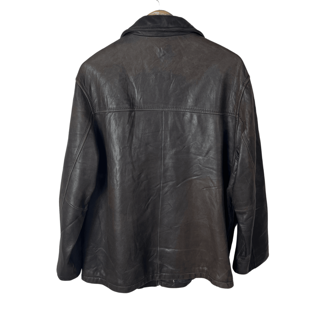 Trapper Genuine Leather Jacket Large - Funkify