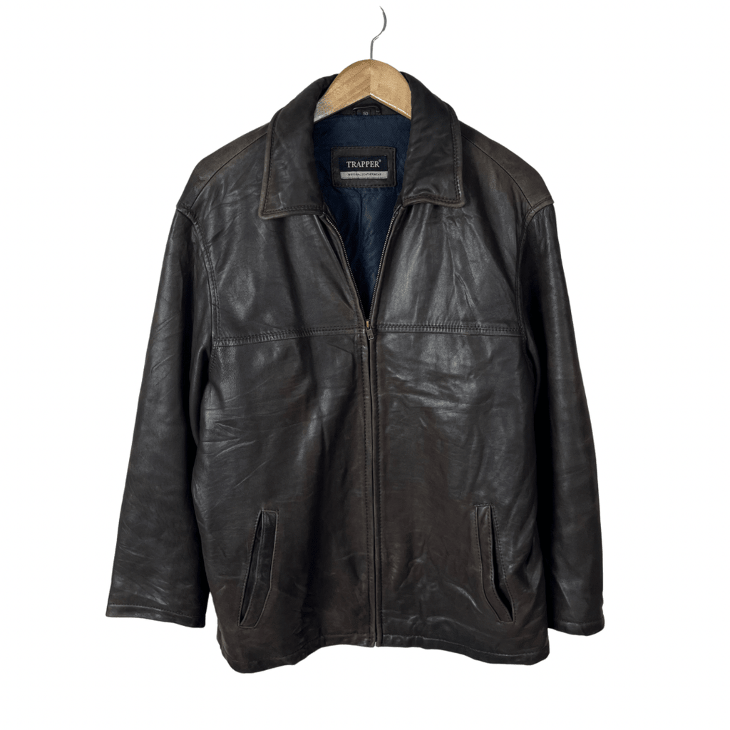 Trapper Genuine Leather Jacket Large - Funkify