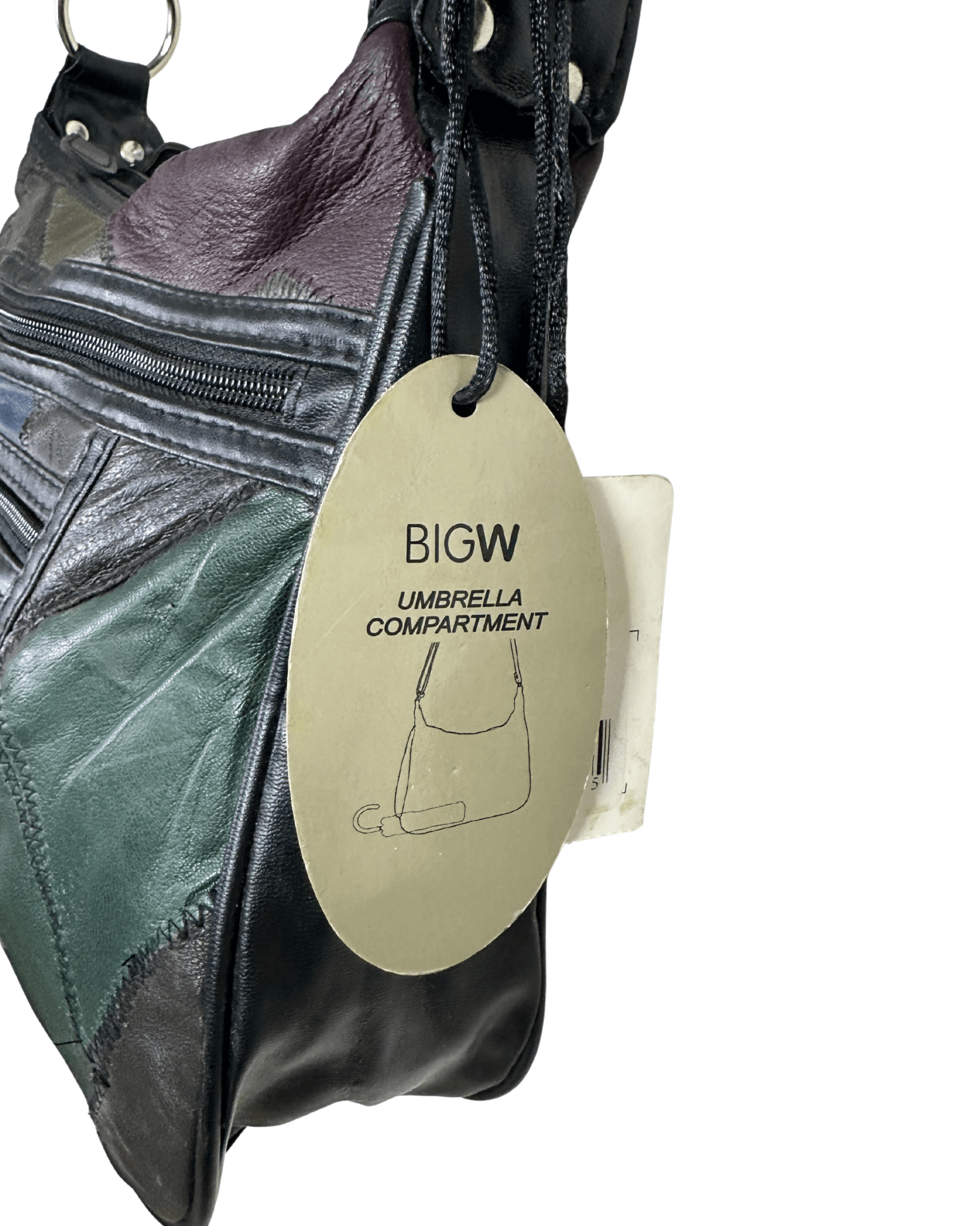 Treviso Multicolor Patch Work Genuine Leather Shoulder Bag - Funkify