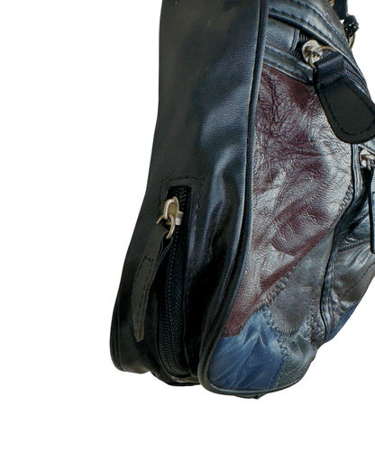 Treviso Multicolor Patch Work Genuine Leather Shoulder Bag - Funkify