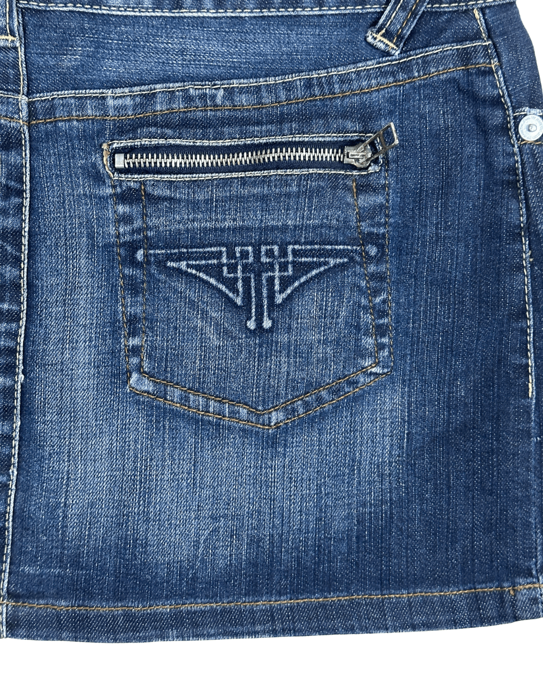 TRF Jeans Denim Micro - Mini Skirt - Funkify