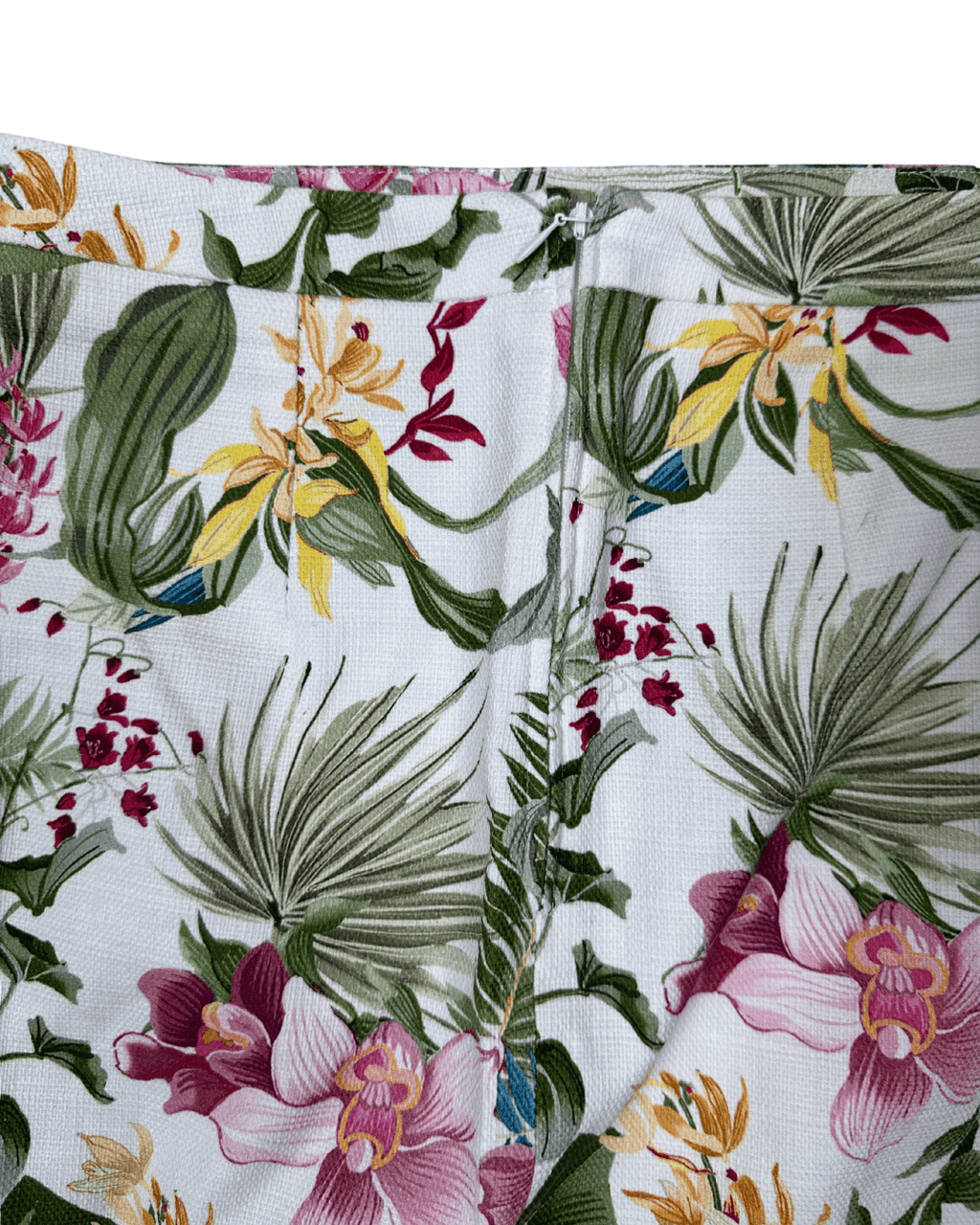 Tropical Floral Print Pencil Skirt - Funkify