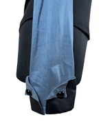 Two - Tone Structured Button - Up Blouse - Funkify