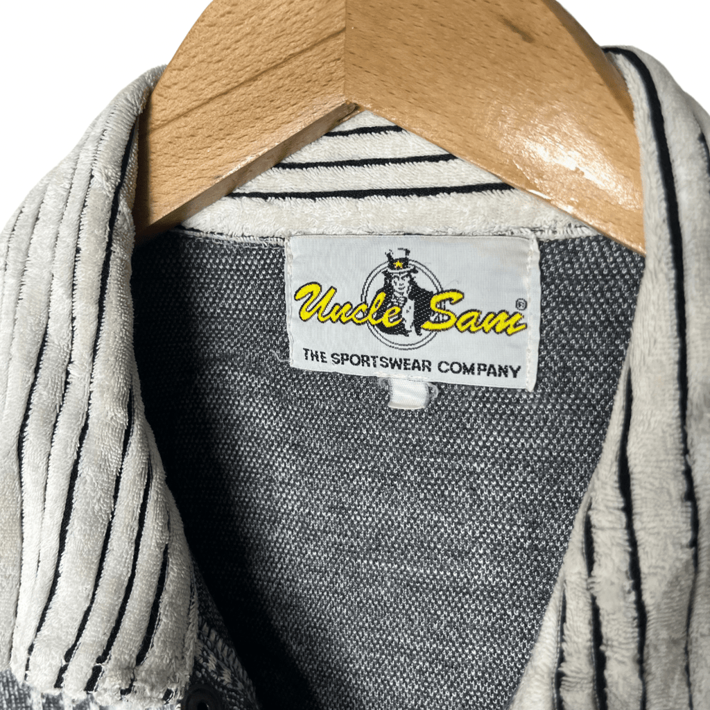 Uncle Sam Fleece Button Jacket Small - Funkify