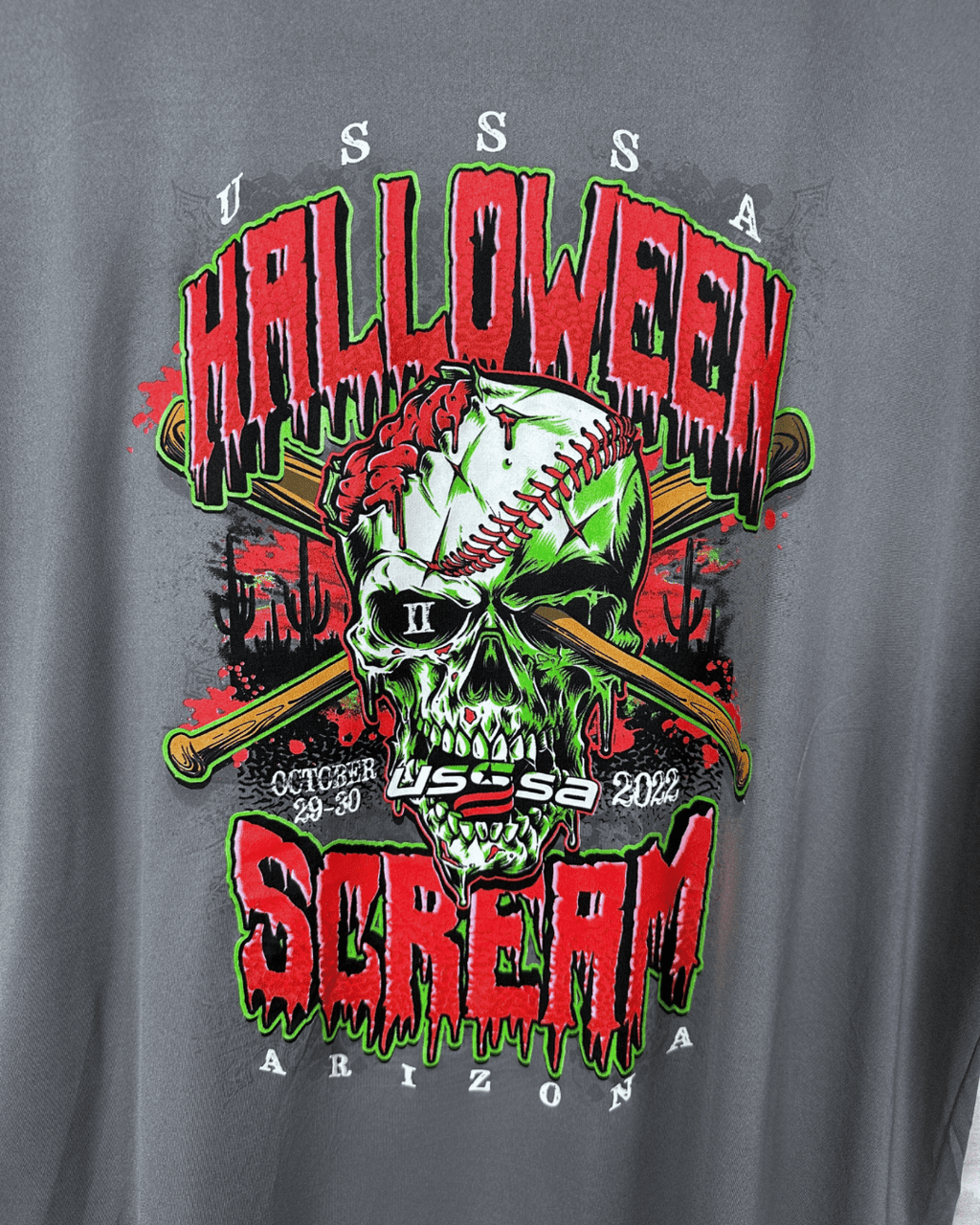 USSSA Halloween Scream II Arizona Tee XL - Funkify