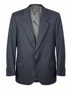 Vintage Valentino Uomo Pinstripe Pure Virgin Wool Blazer