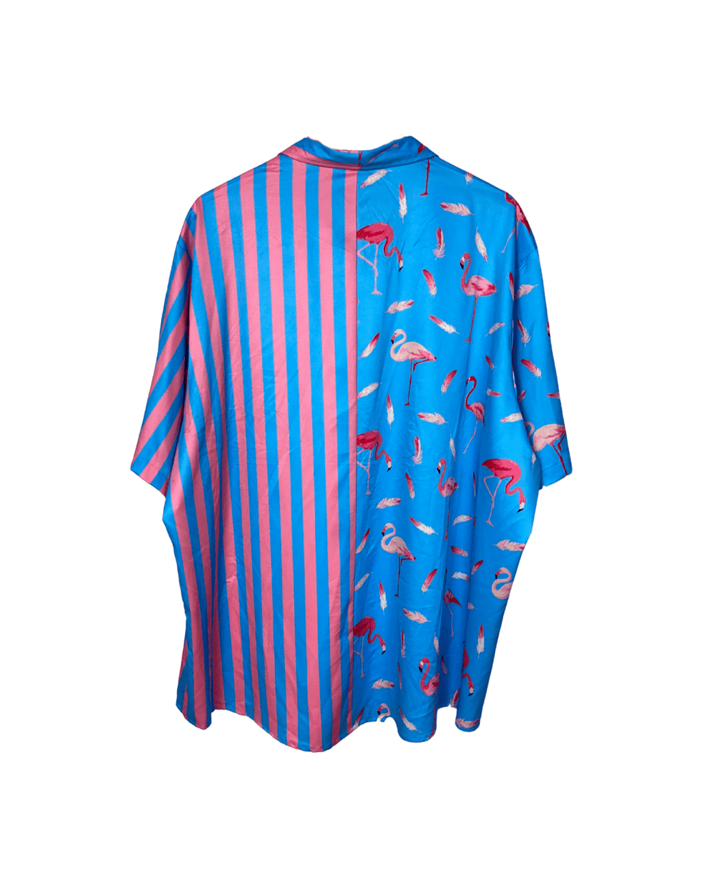 Vatpave Two - tone Flamingo Pattern Shirt 3XL - Funkify