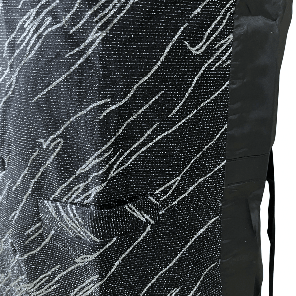 Vest, slip-on necktie, and pocket square set, alternate colorway