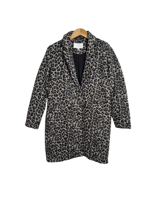 Vila Leopard Women's Coat - Size 36 - Funkify