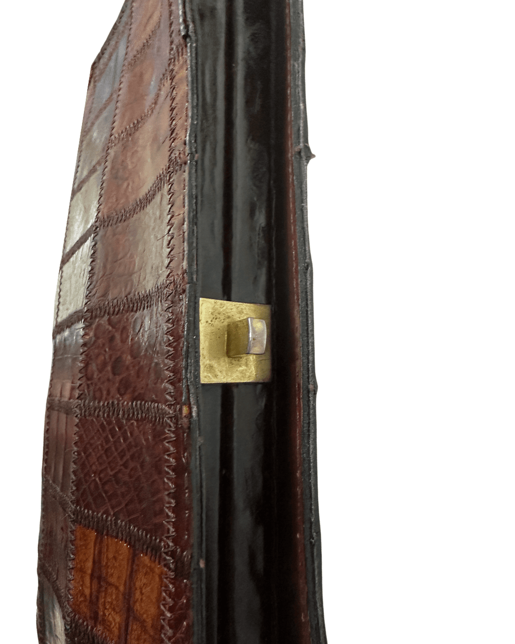 Vintage 1960s Paco's Valencia Crocodile Leather Crossbody Bag - Funkify