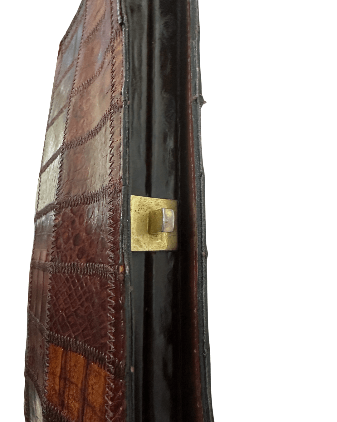 Vintage 1960s Paco's Valencia Crocodile Leather Crossbody Bag - Funkify