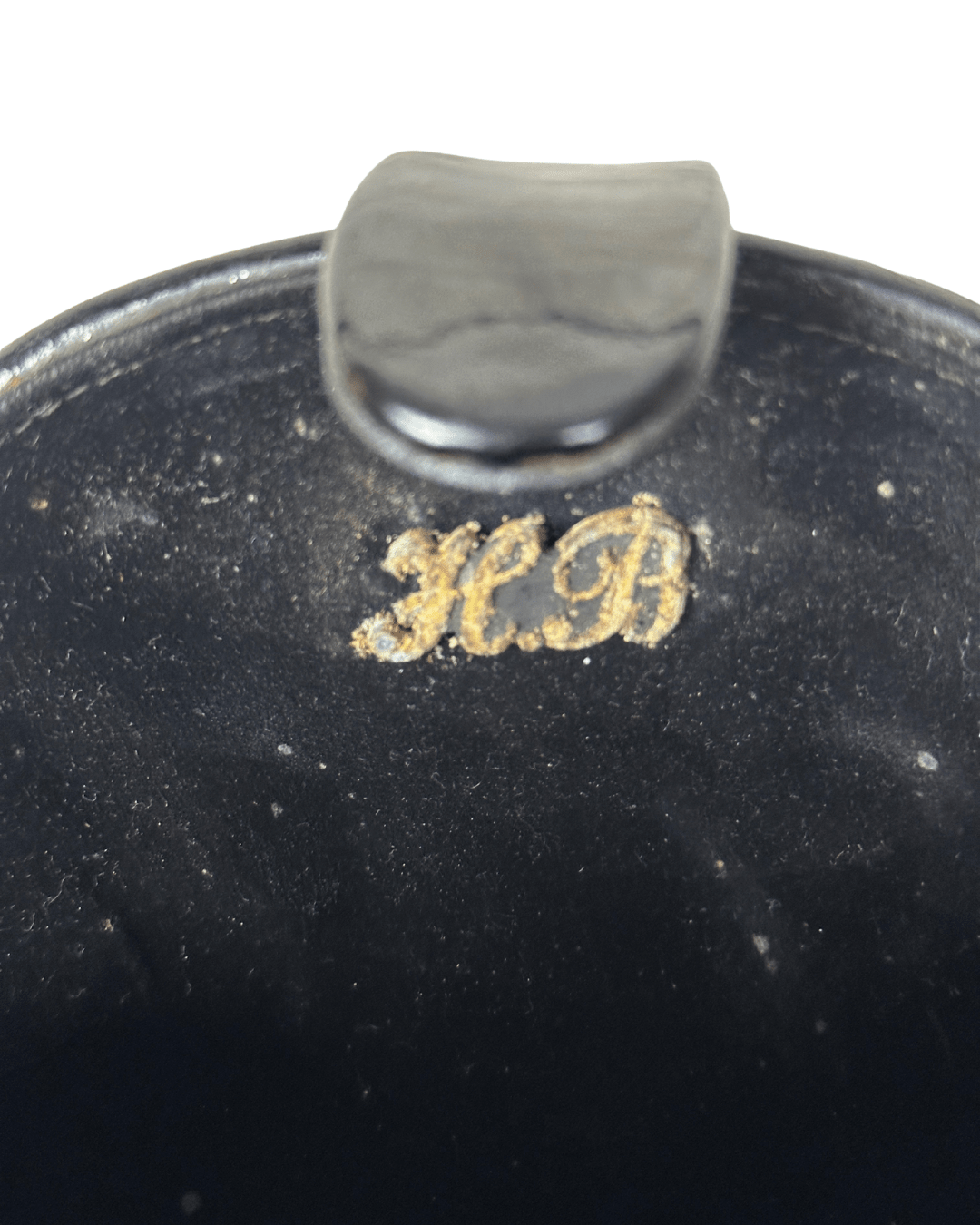 Vintage 1970s H.B. Round Patent Leather Shoulder Canteen Bag - Funkify