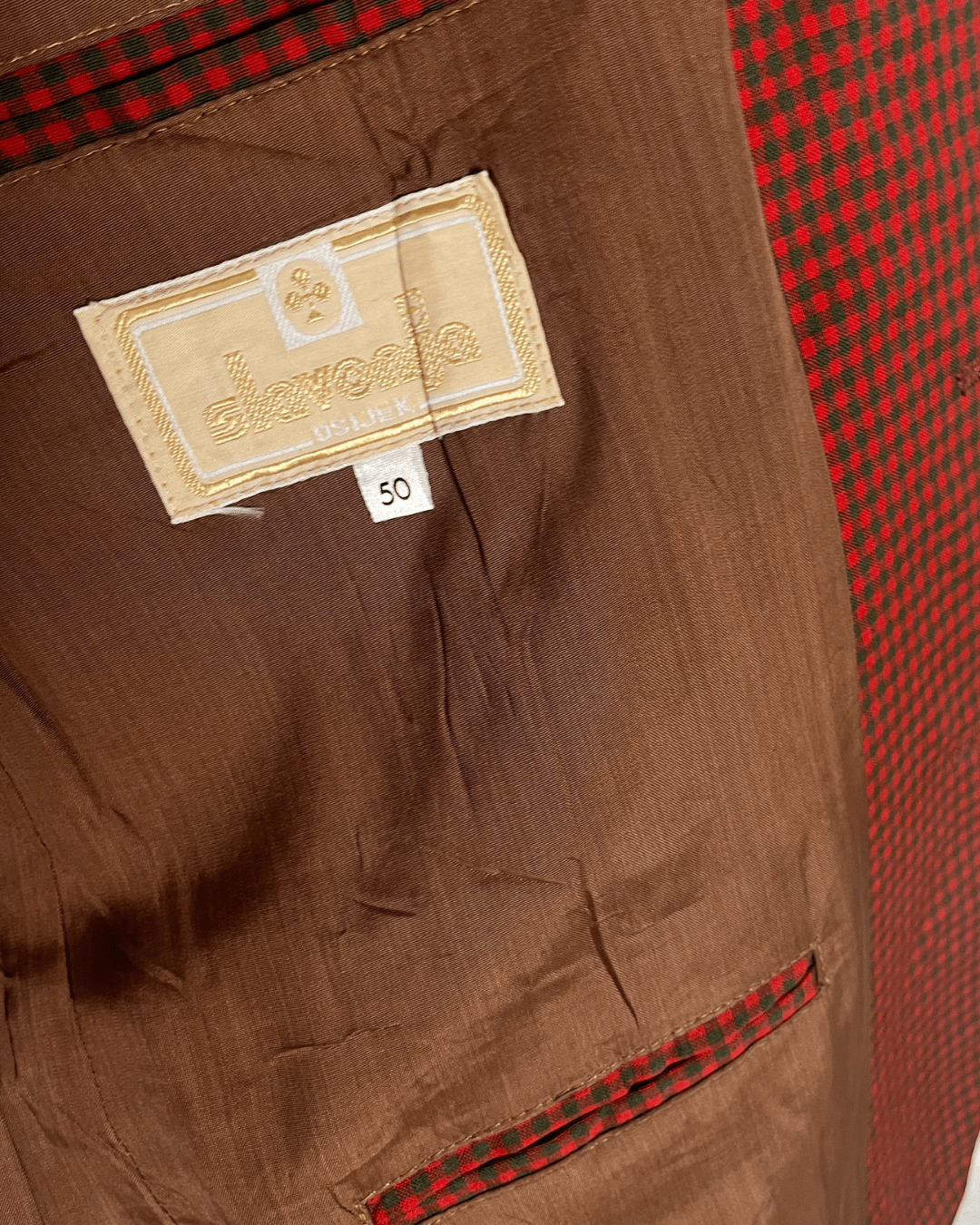 Vintage 1970s Slavonija Yugoslavian Virgin Wool Blazer - Funkify