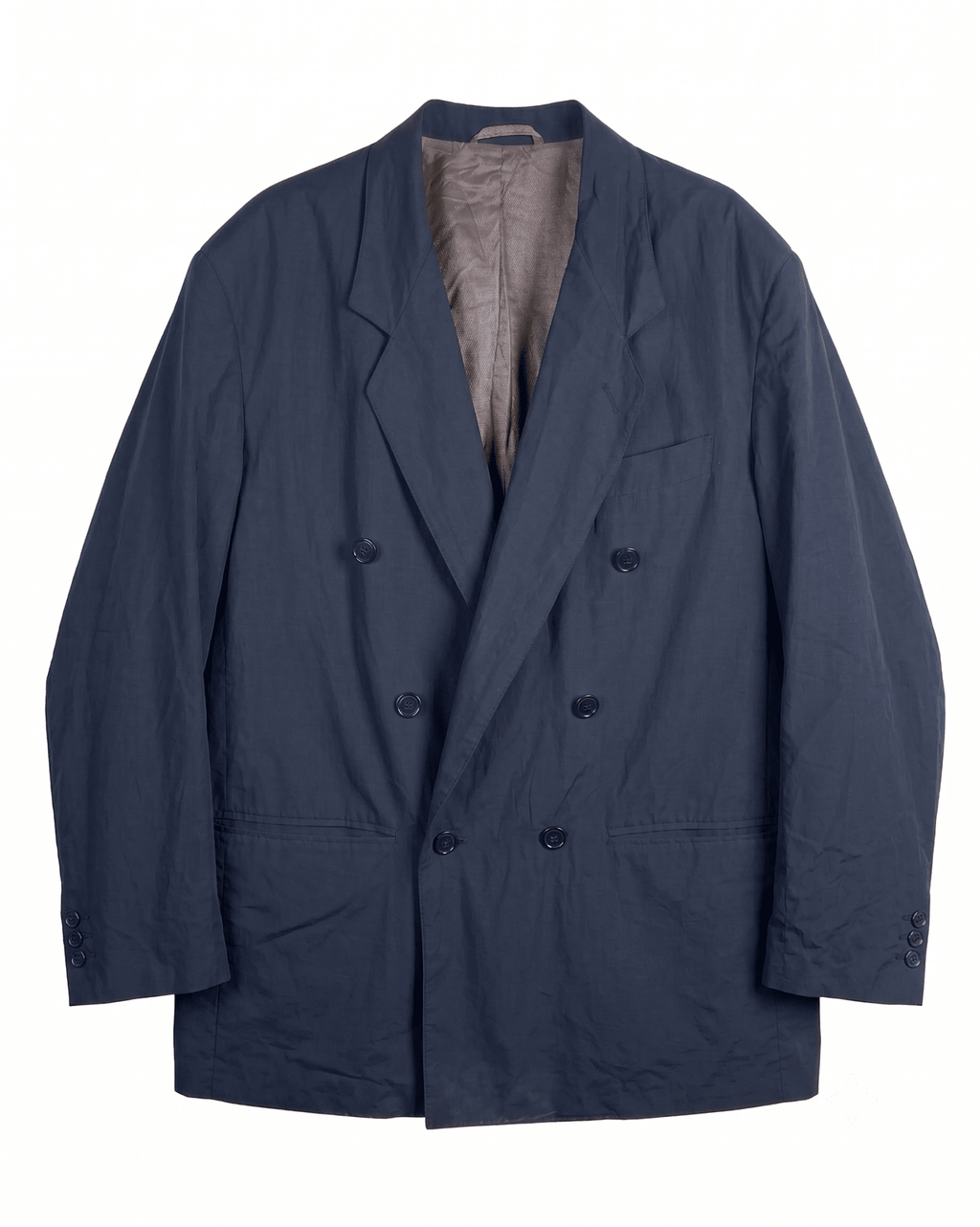 Vintage 1980s Fulwiline Sportswear Double-Breasted Shell Blazer Jacket - Funkify