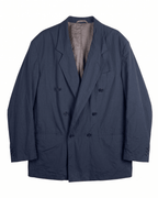 Vintage 1980s Fulwiline Sportswear Double-Breasted Shell Blazer Jacket - Funkify