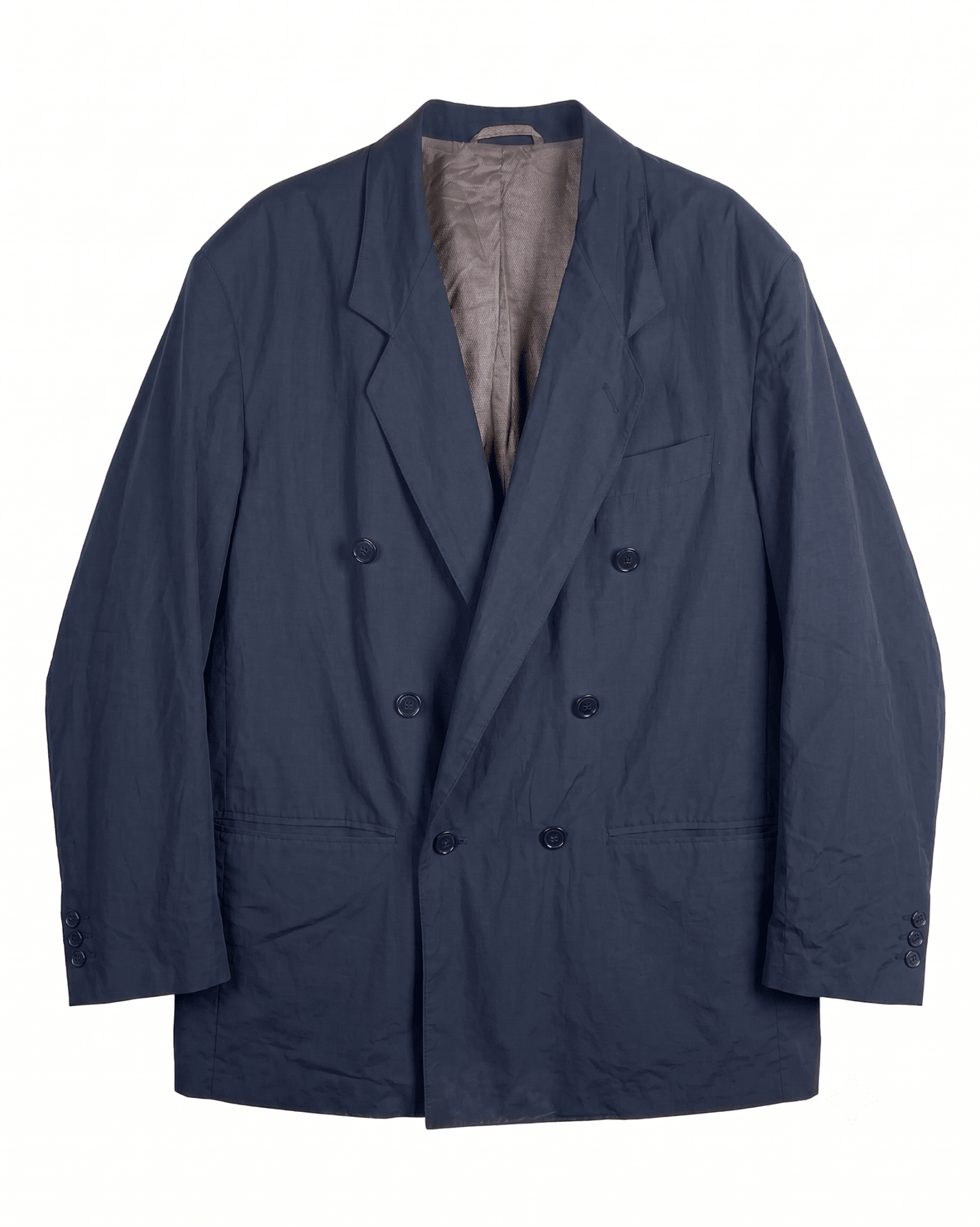 Vintage 1980s Fulwiline Sportswear Double-Breasted Shell Blazer Jacket - Funkify