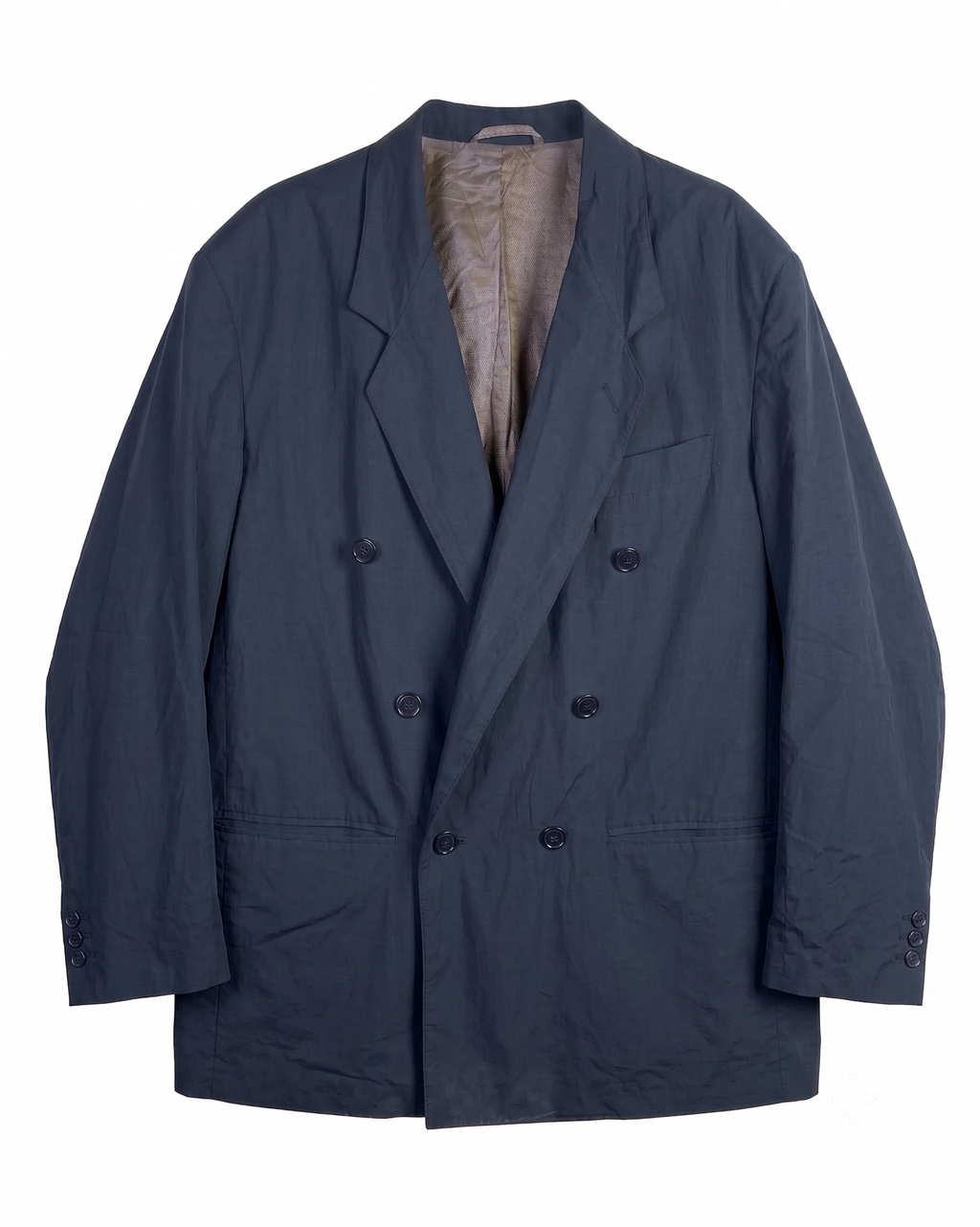 Vintage 1980s Fulwiline Sportswear Double-Breasted  Shell Blazer Jacket
