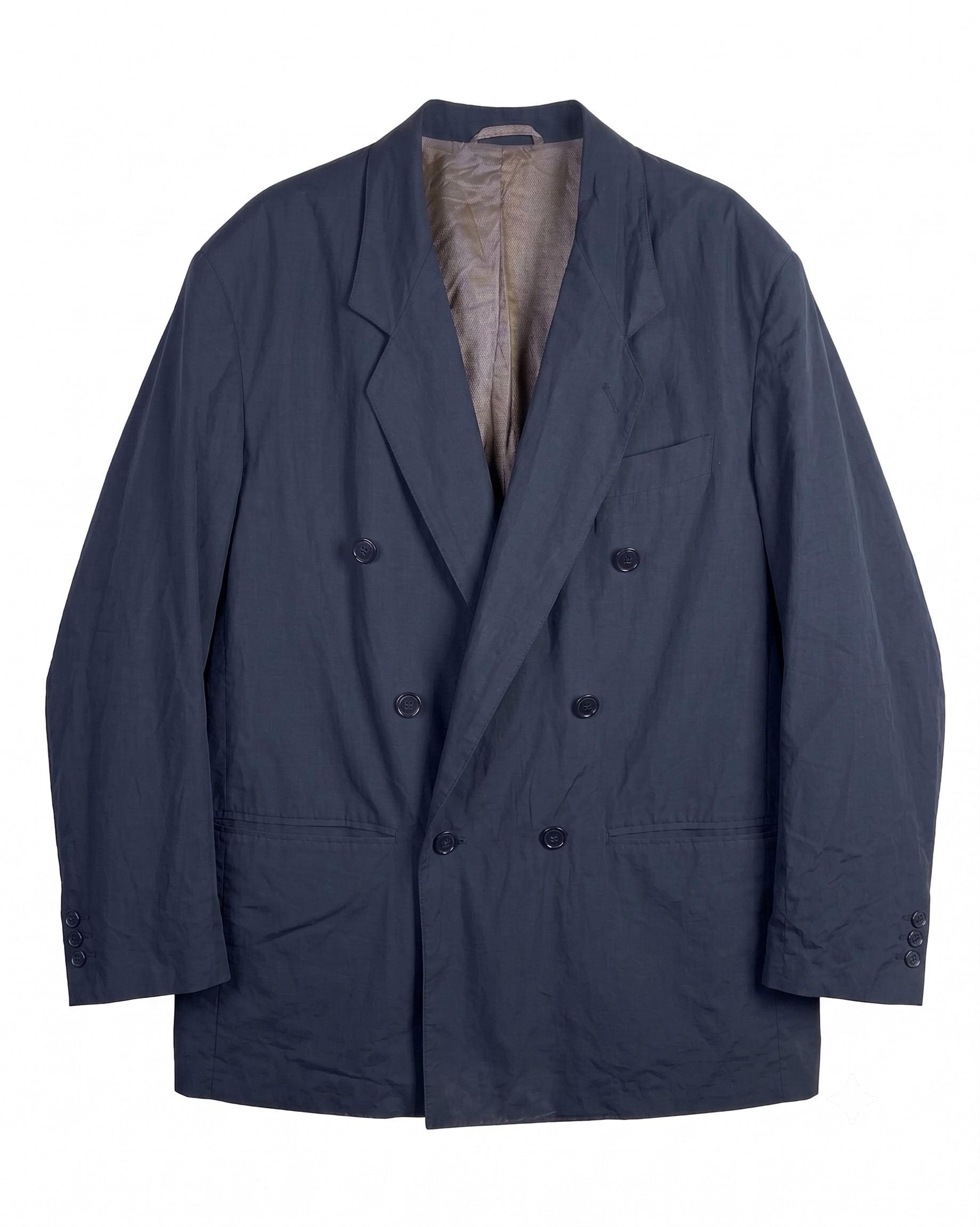 Vintage 1980s Fulwiline Sportswear Double-Breasted  Shell Blazer Jacket