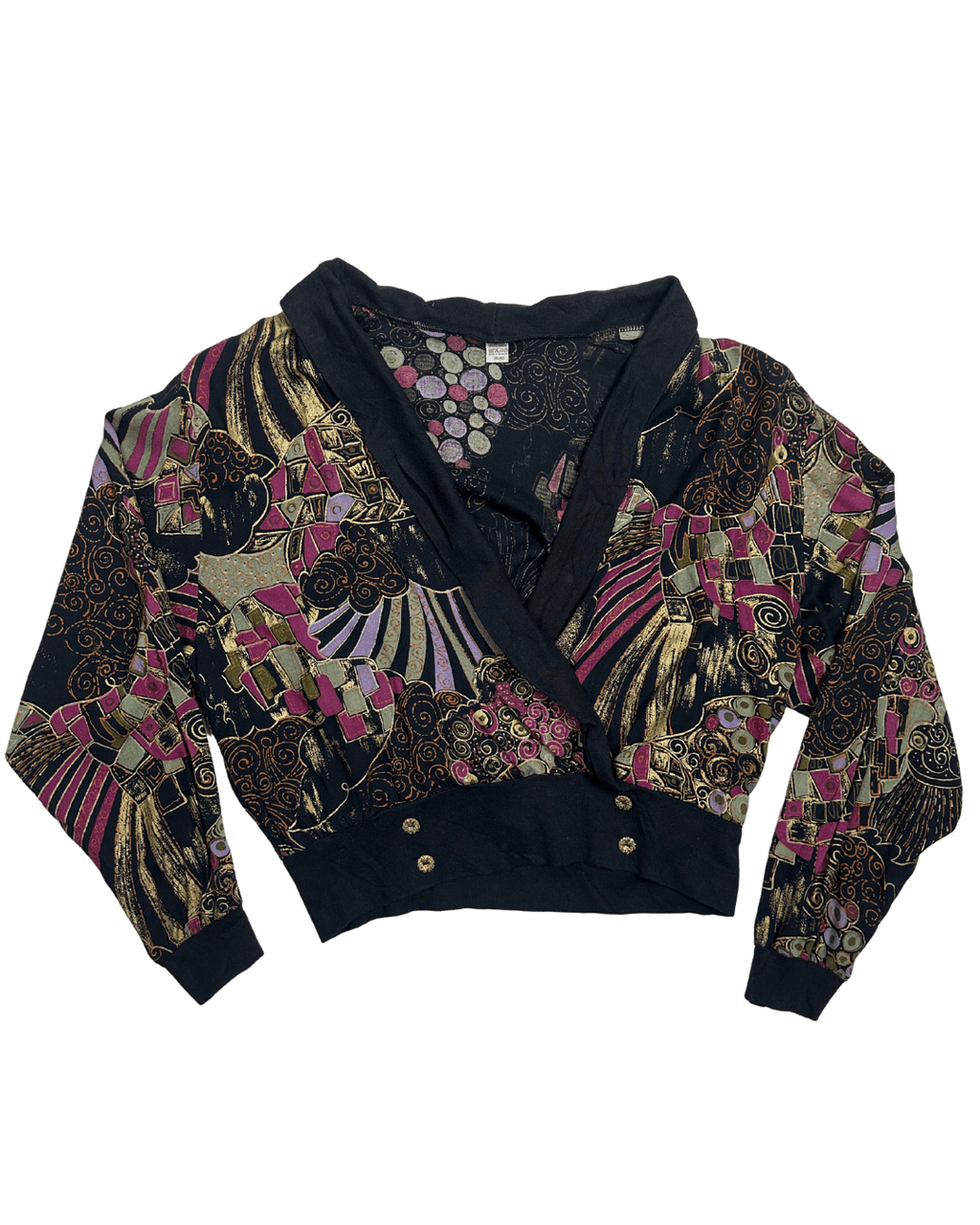 Vintage 1980s Women's Blouse - Funkify