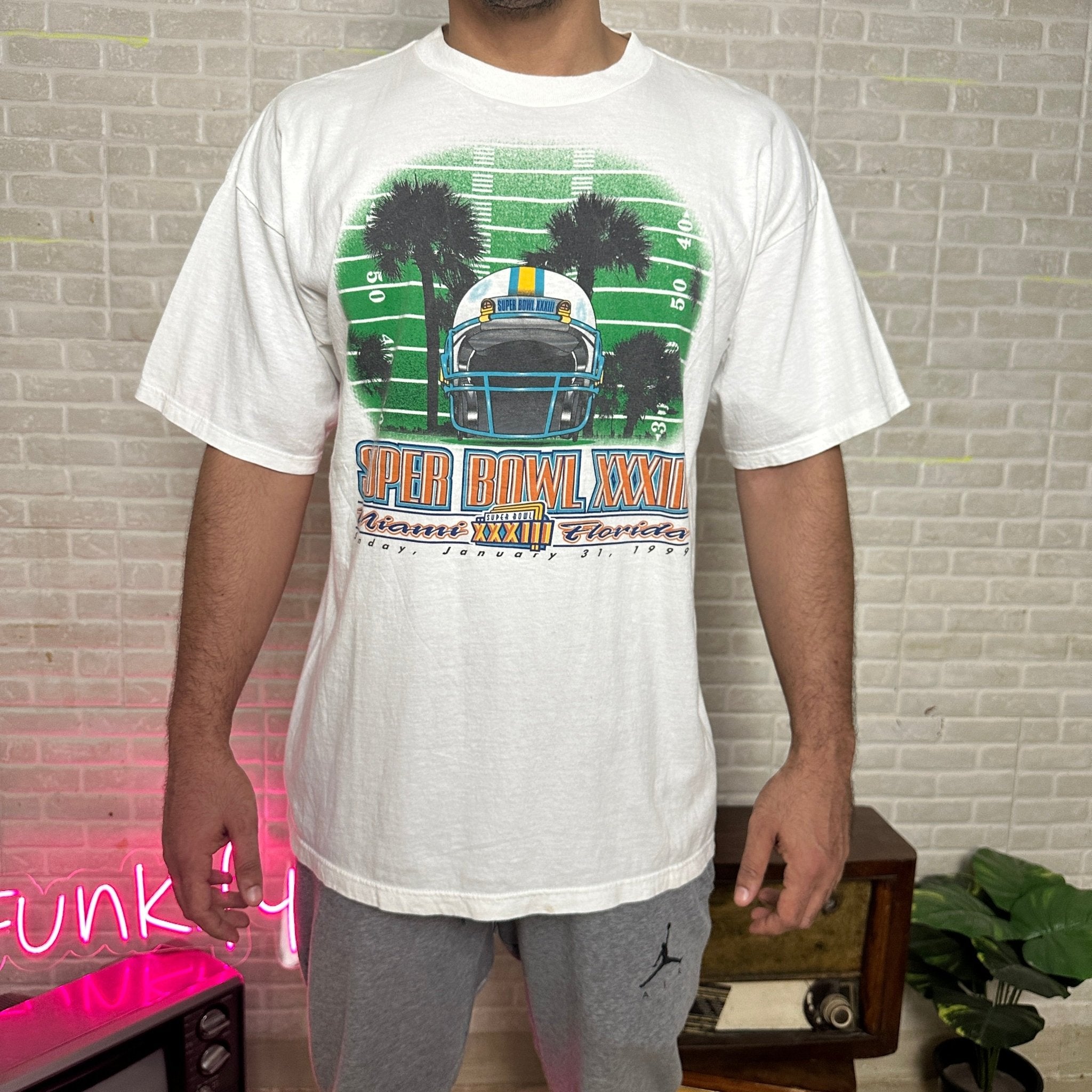 Vintage 1999 Super Bowl XXXIII Miami Florida - Funkify