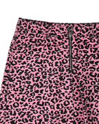 Vintage 2000s Leopard Print Mini Skirt - Funkify