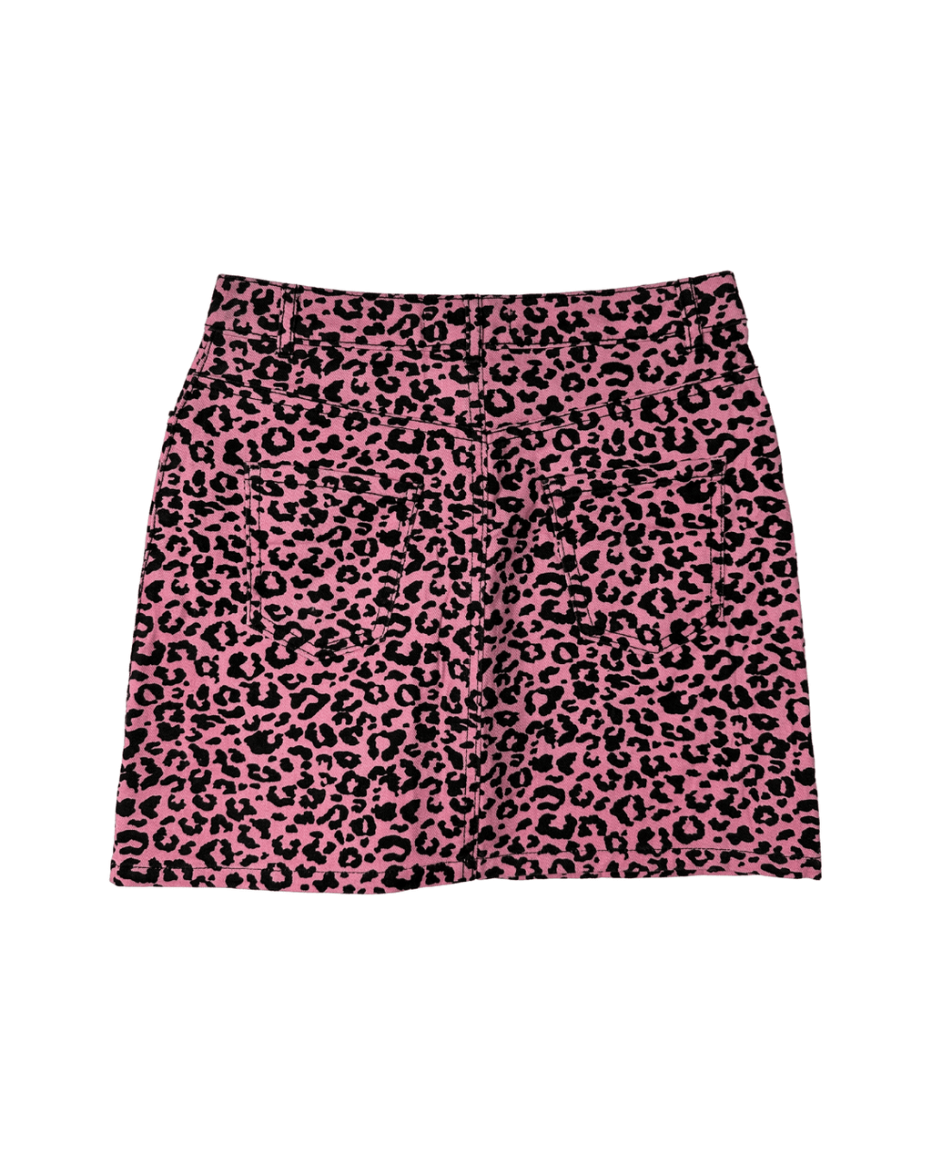 Vintage 2000s Leopard Print Mini Skirt - Funkify