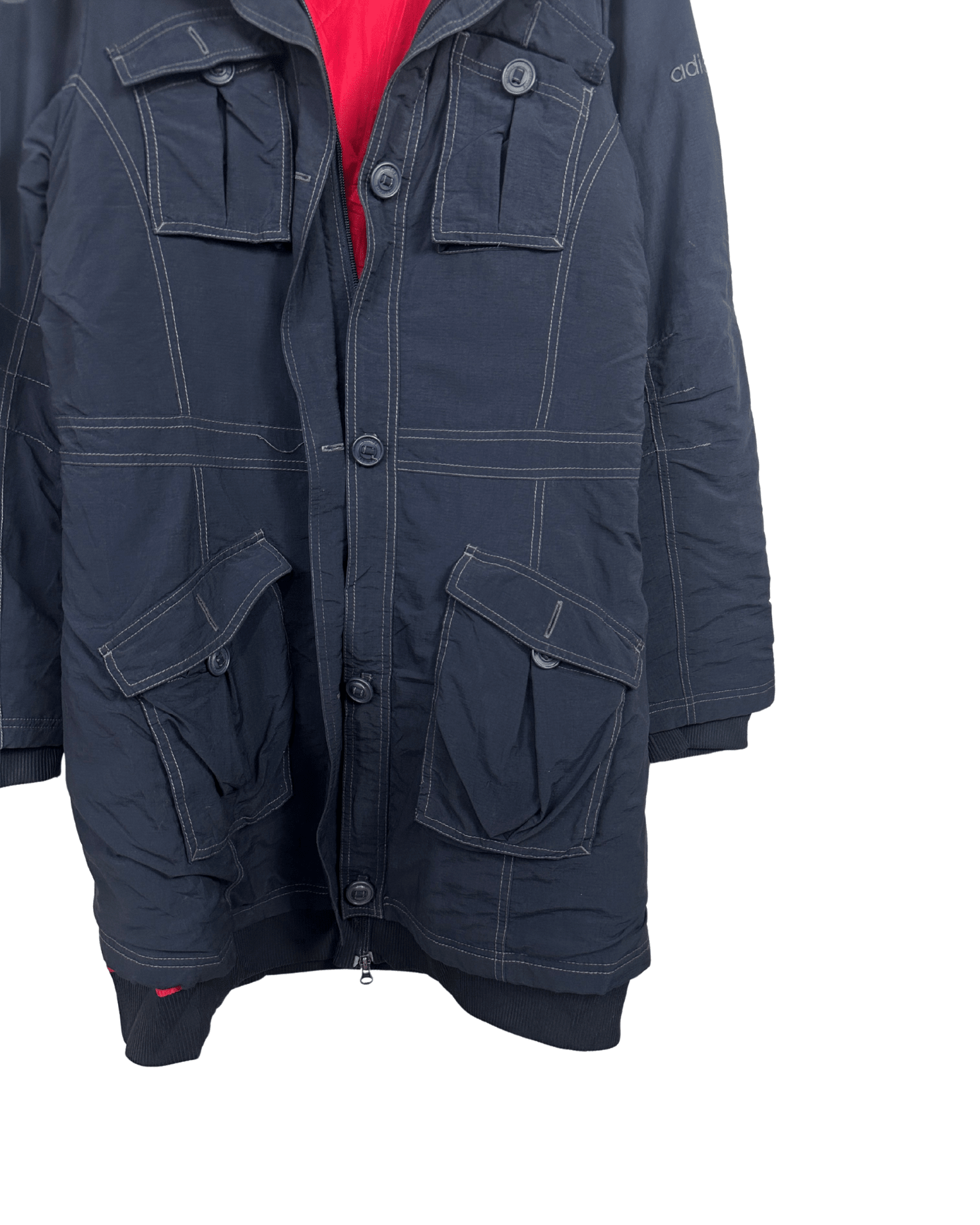 Vintage 2006 Adidas Women's Coat Jacket Large - Funkify
