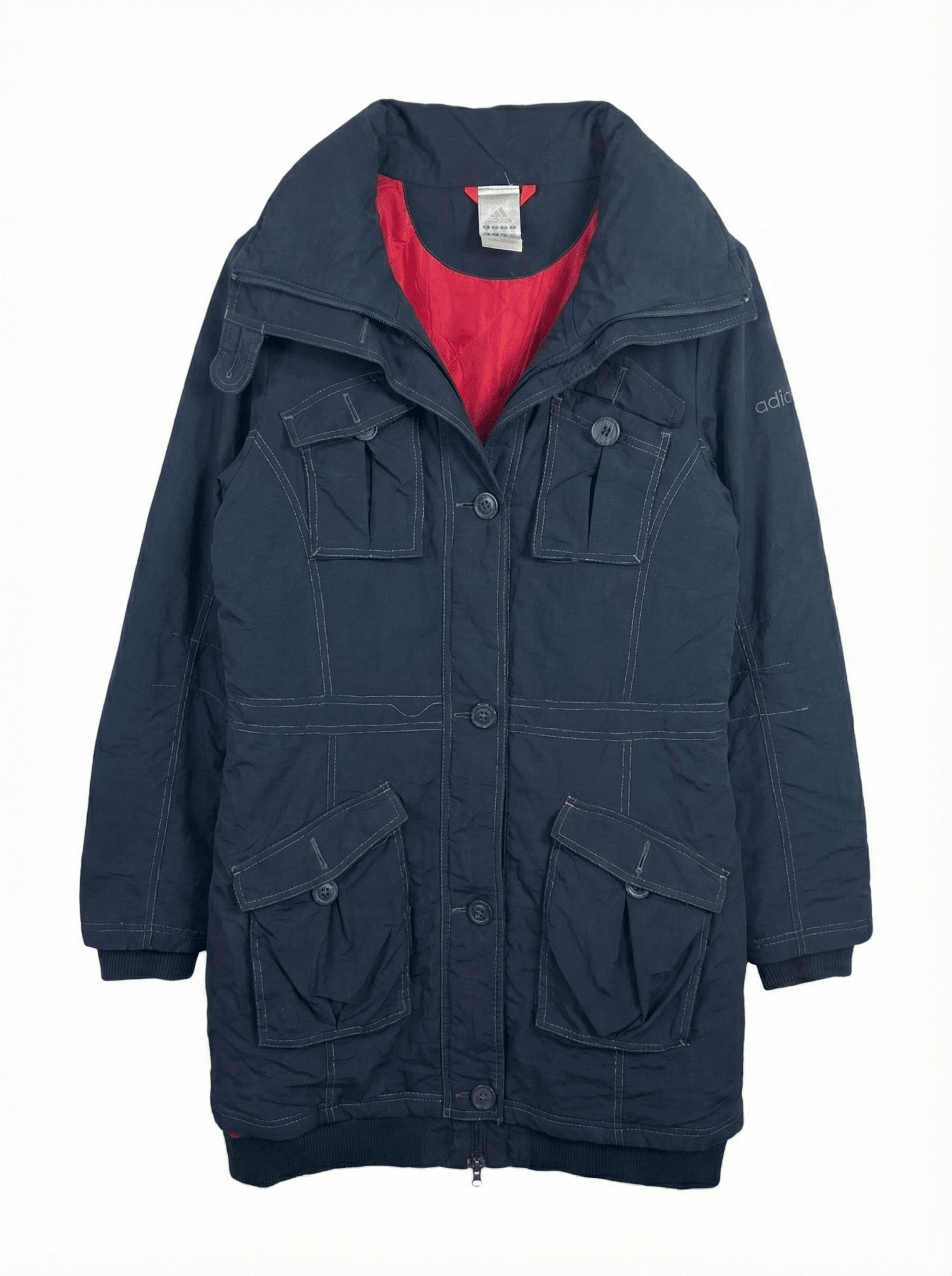 Vintage 2006 Adidas Women's Coat Jacket Large - Funkify