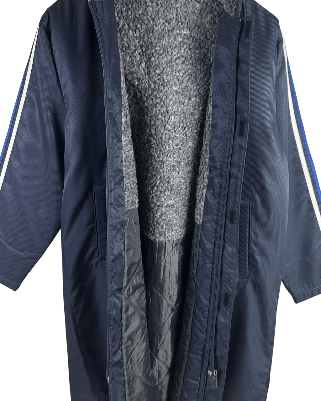 Vintage 2007 Adidas Fur - Lined Coat - Large - Funkify