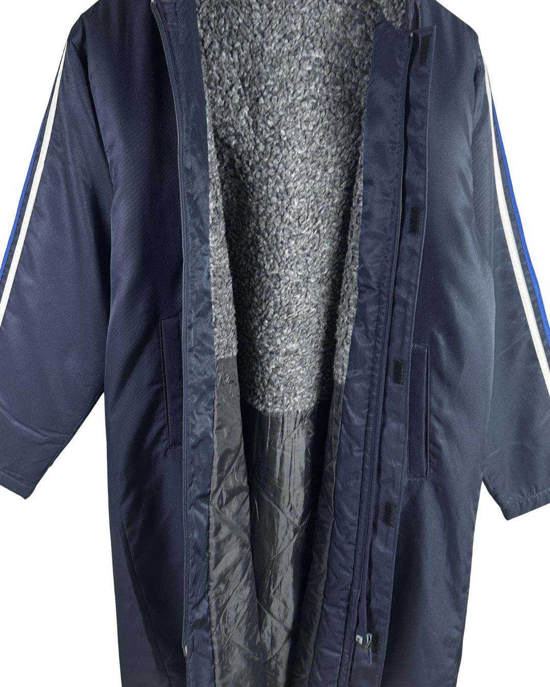 Vintage 2007 Adidas Fur - Lined Coat - Large - Funkify