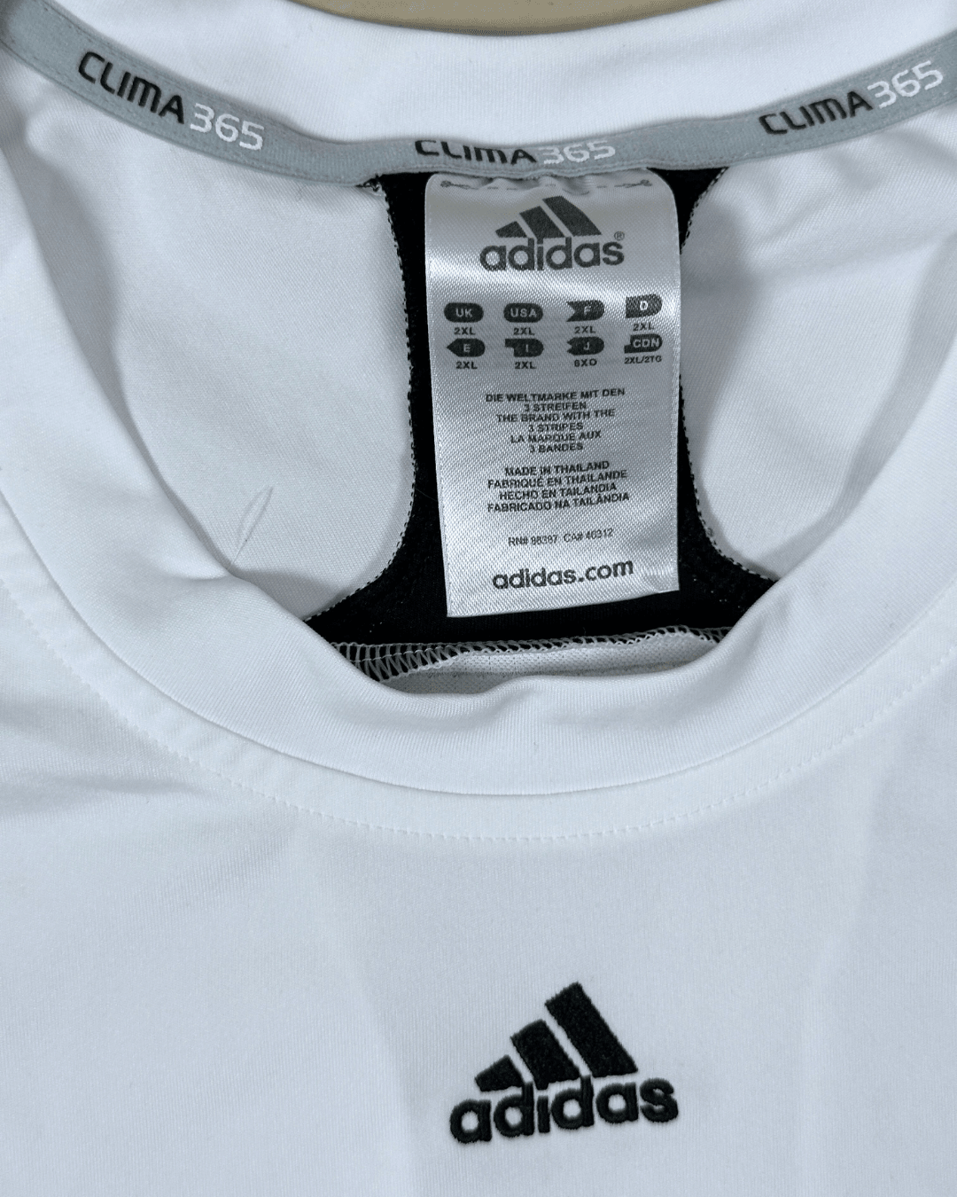 Vintage 2008 Adidas Clima 365 T-Shirt 2XL - Funkify