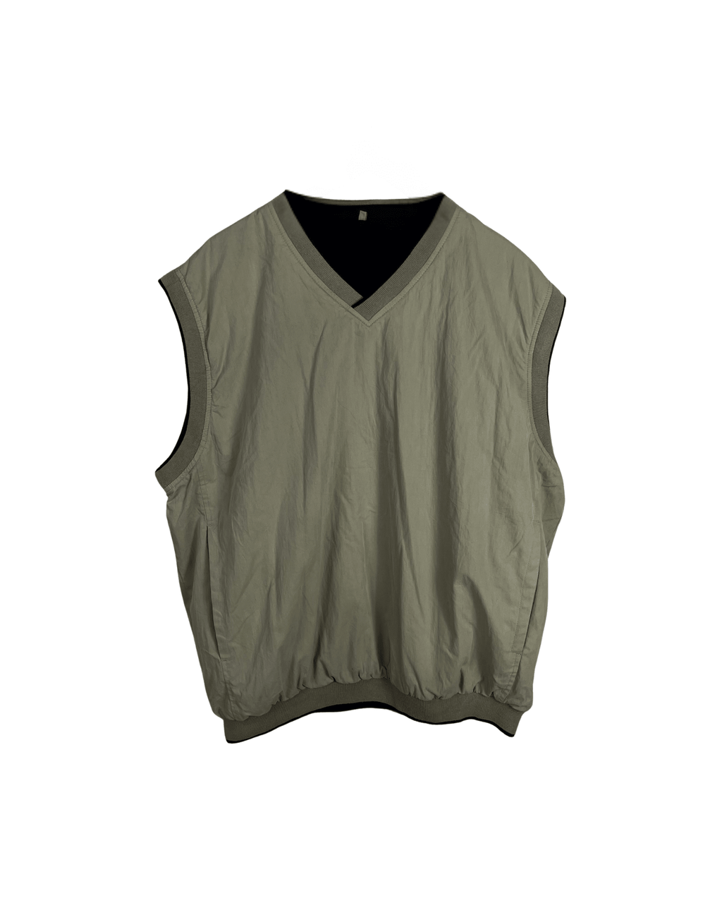 Vintage 2in1 Reversible Fleece/Windbreaker Vest - Funkify