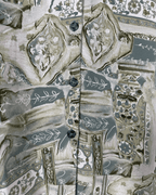 Vintage 80s Abstract Print Shirt - Funkify