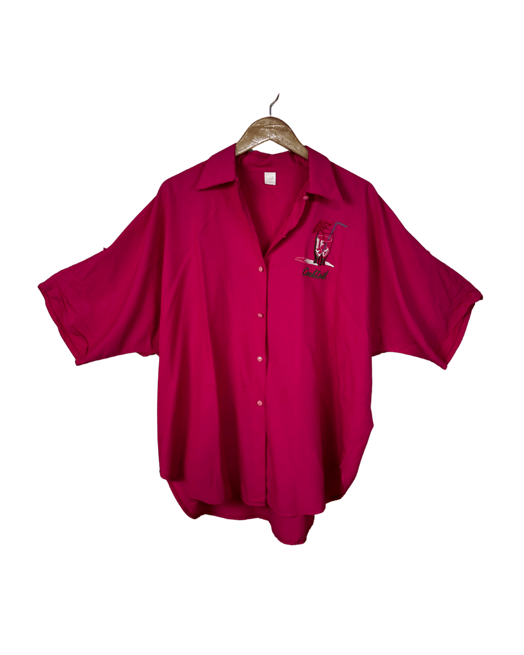 Vintage 80s Cocktail Shirt 3XL - Funkify
