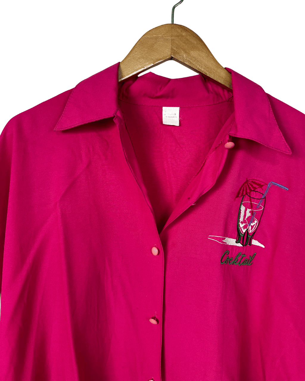 Vintage 80s Cocktail Shirt 3XL - Funkify