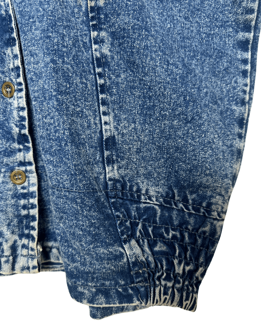 Vintage 80s Embellished Denim Vest Medium - Funkify