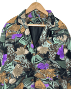 Vintage 80s Floral Print Jacket Medium - Funkify