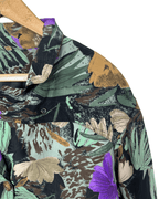 Vintage 80s Floral Print Jacket Medium - Funkify