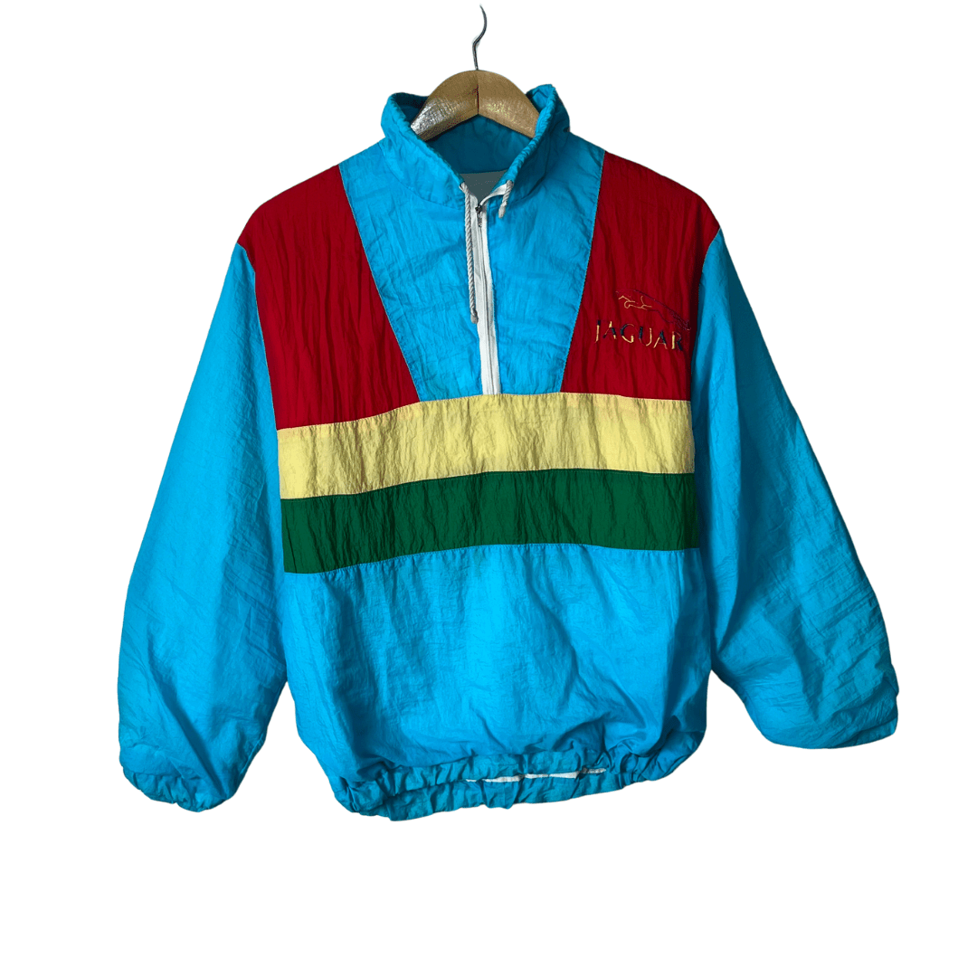 Vintage 80s Half Zip Jacket Large - Funkify
