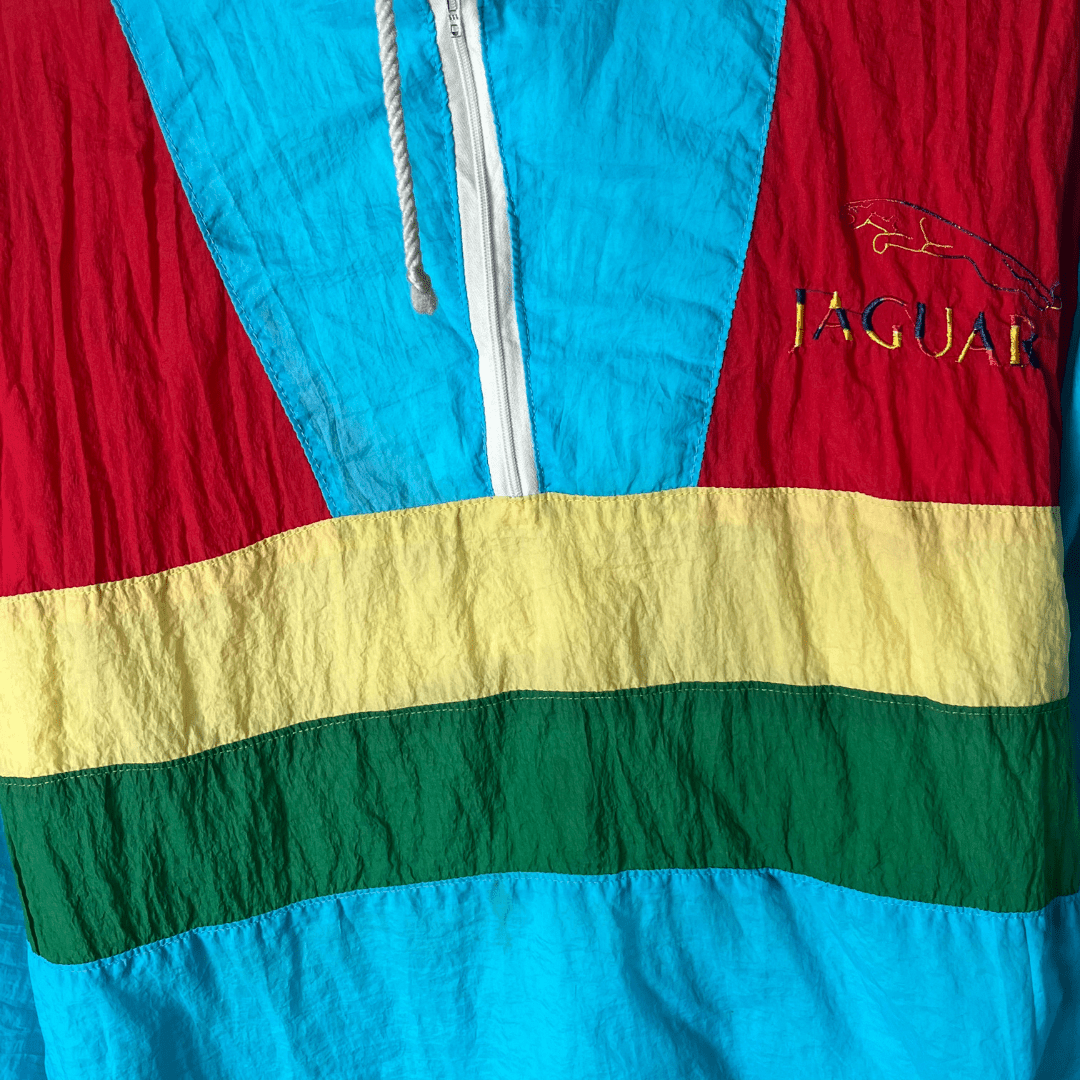 Vintage 80s Half Zip Jacket Large - Funkify