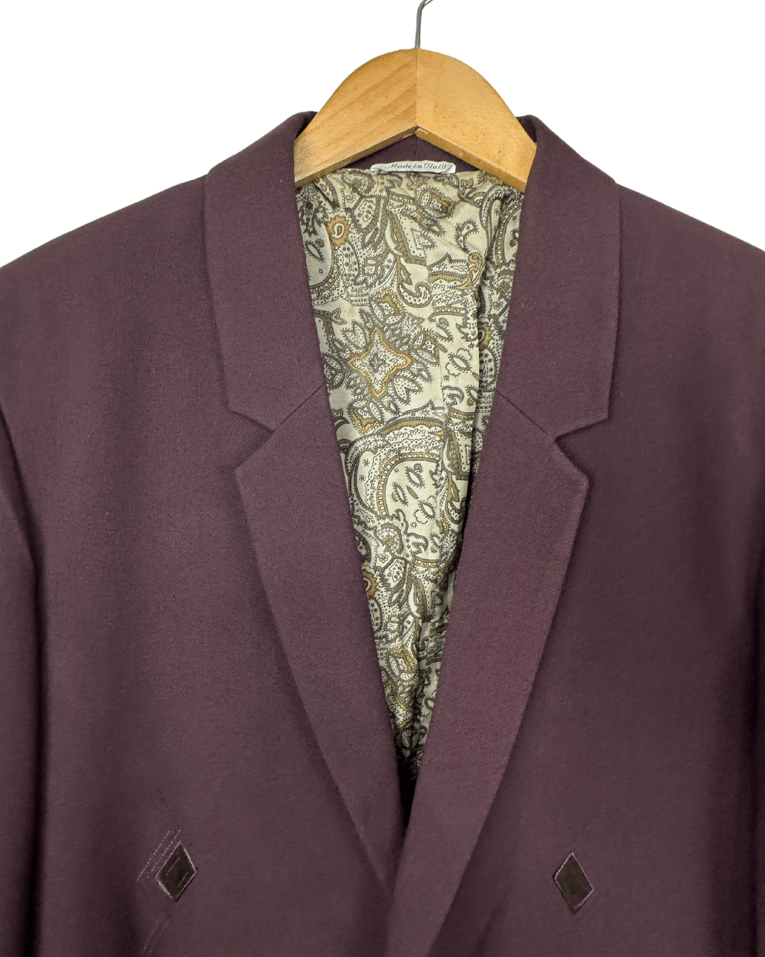 Vintage 80s Italian Blazer with Embroidered Details – Raybest Uomo - Funkify