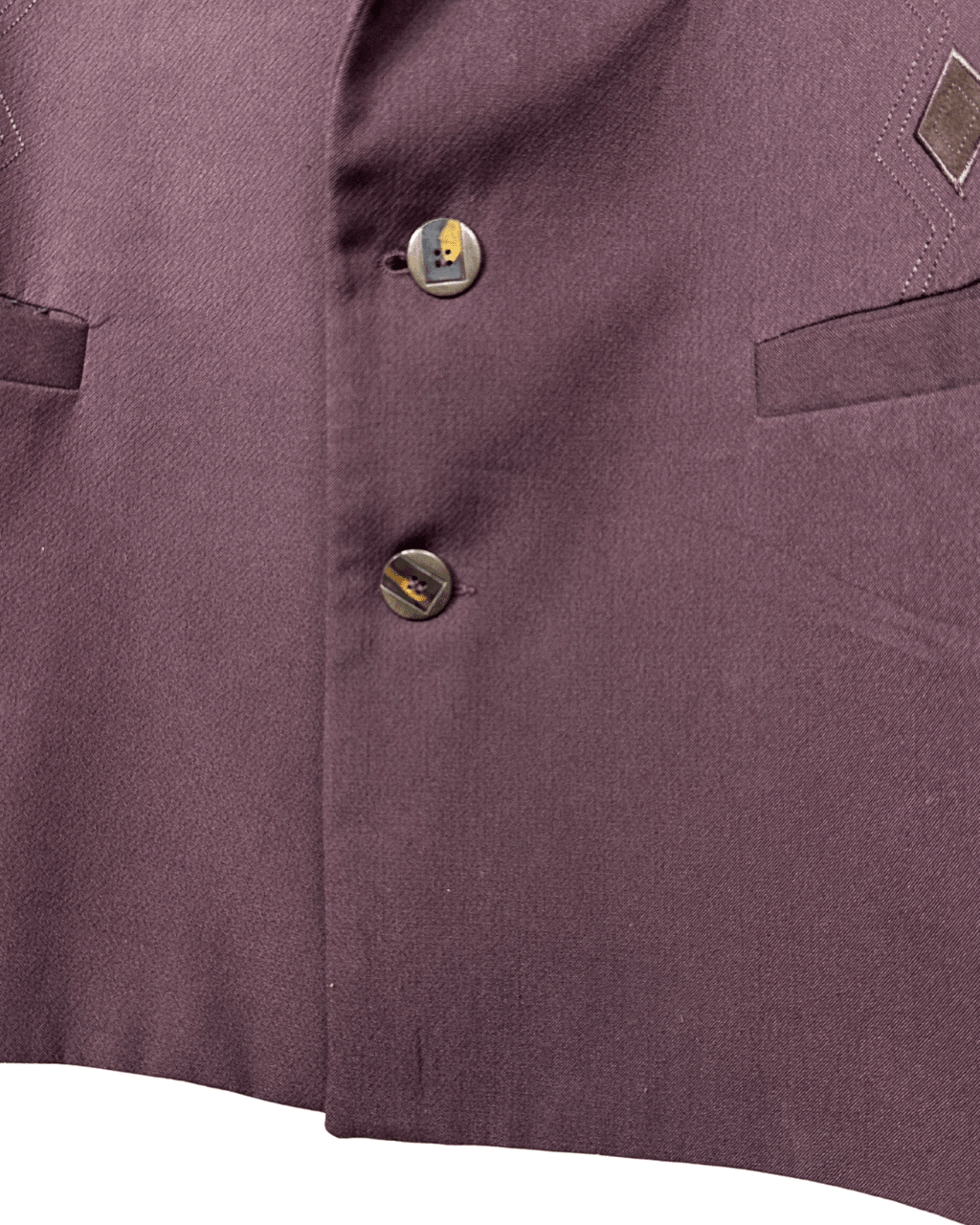 Vintage 80s Italian Blazer with Embroidered Details – Raybest Uomo - Funkify