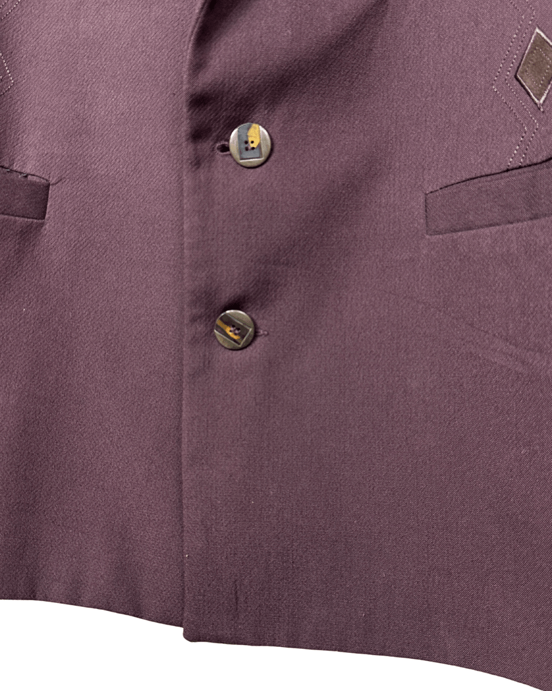 Vintage 80s Italian Blazer with Embroidered Details – Raybest Uomo - Funkify