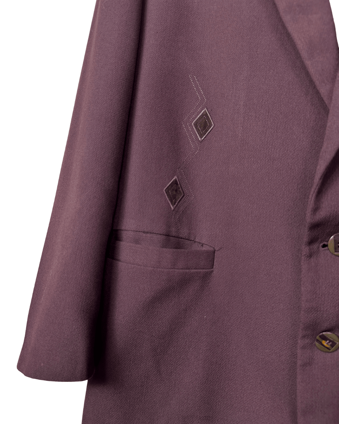 Vintage 80s Italian Blazer with Embroidered Details – Raybest Uomo - Funkify