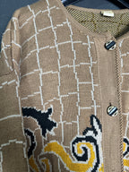Vintage 80s Knit Cardigan - Funkify