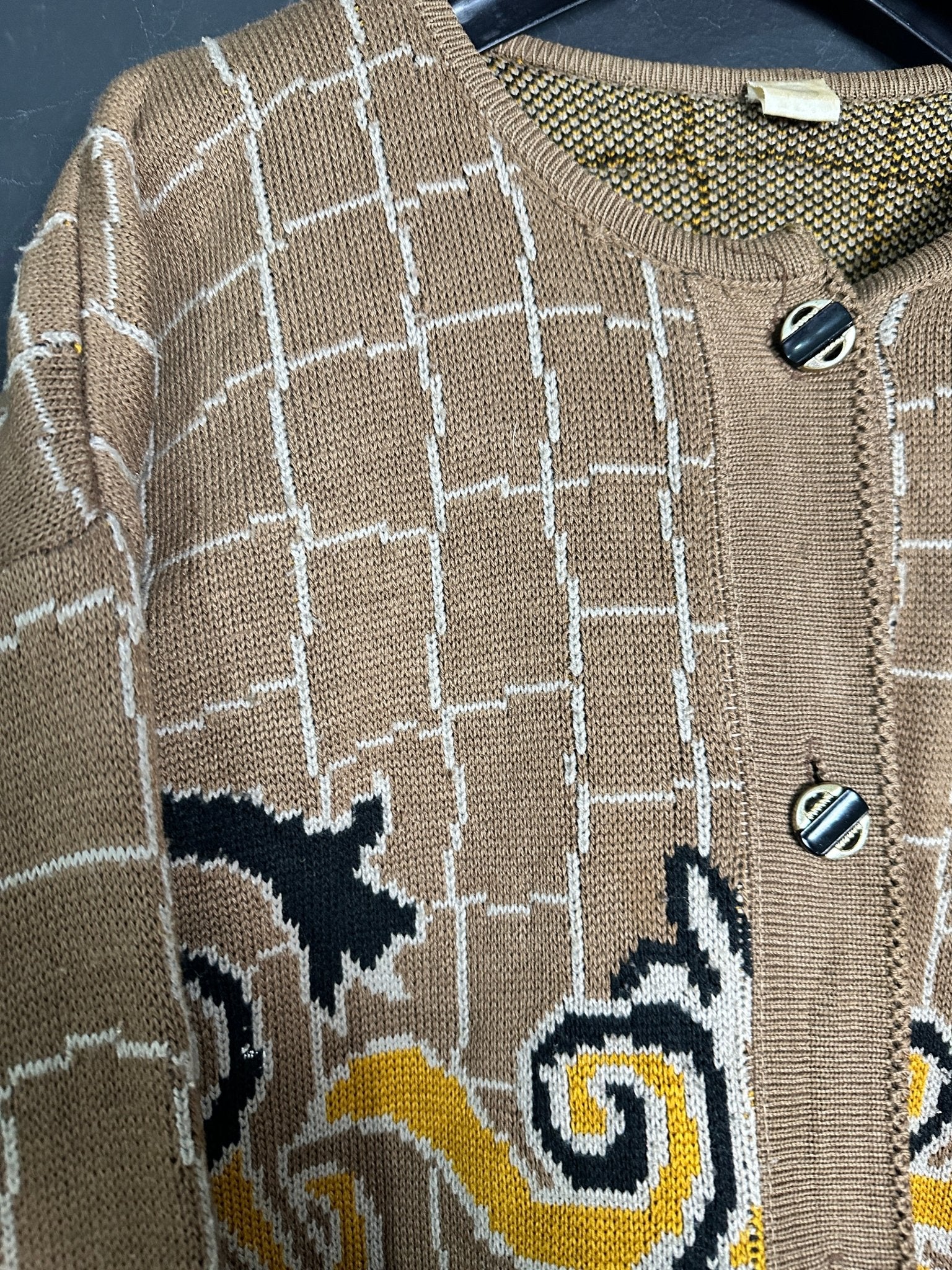 Vintage 80s Knit Cardigan - Funkify